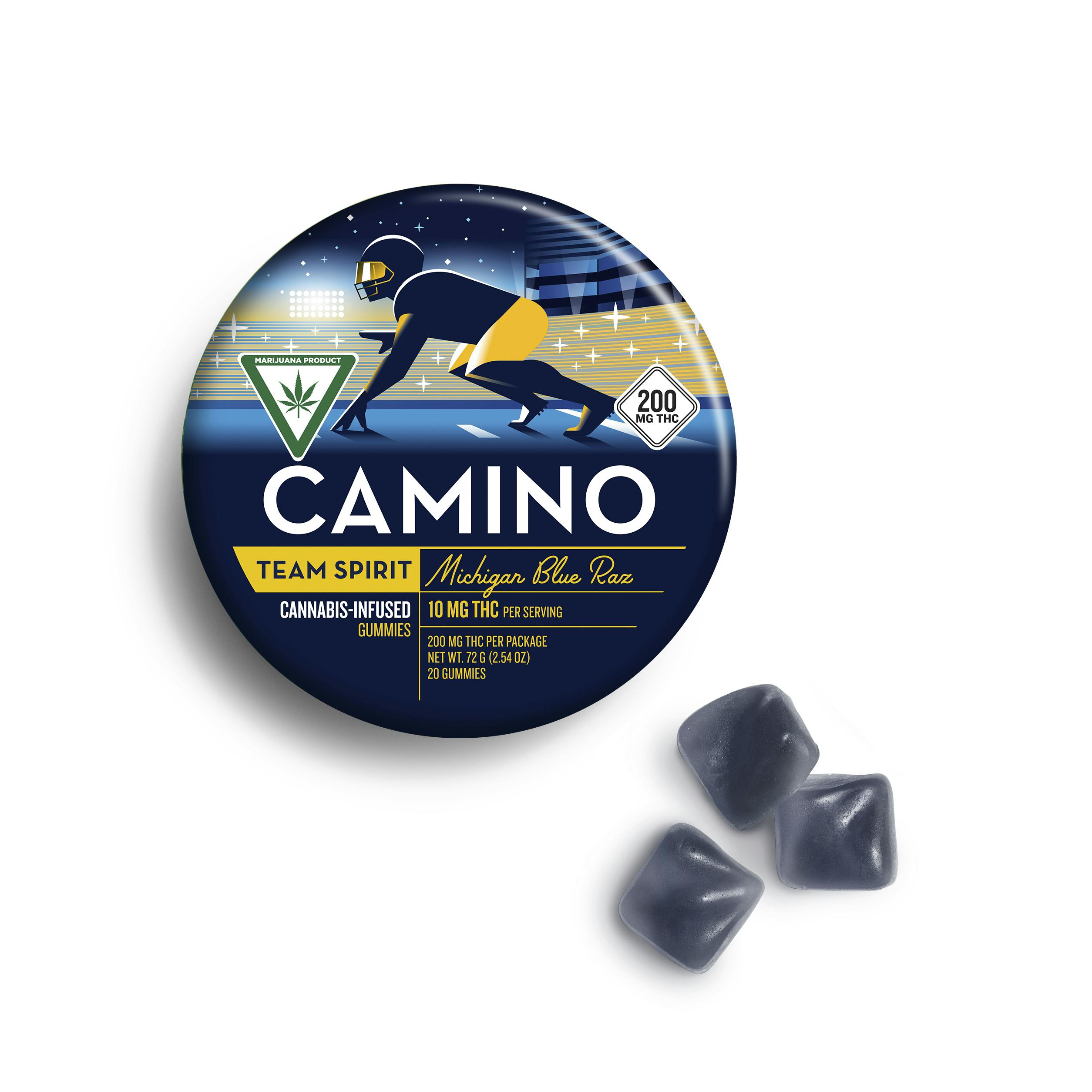 CAMINO | BLUE RAZZ MICHIGAN | GUMMIES | 200MG | REC - Main view