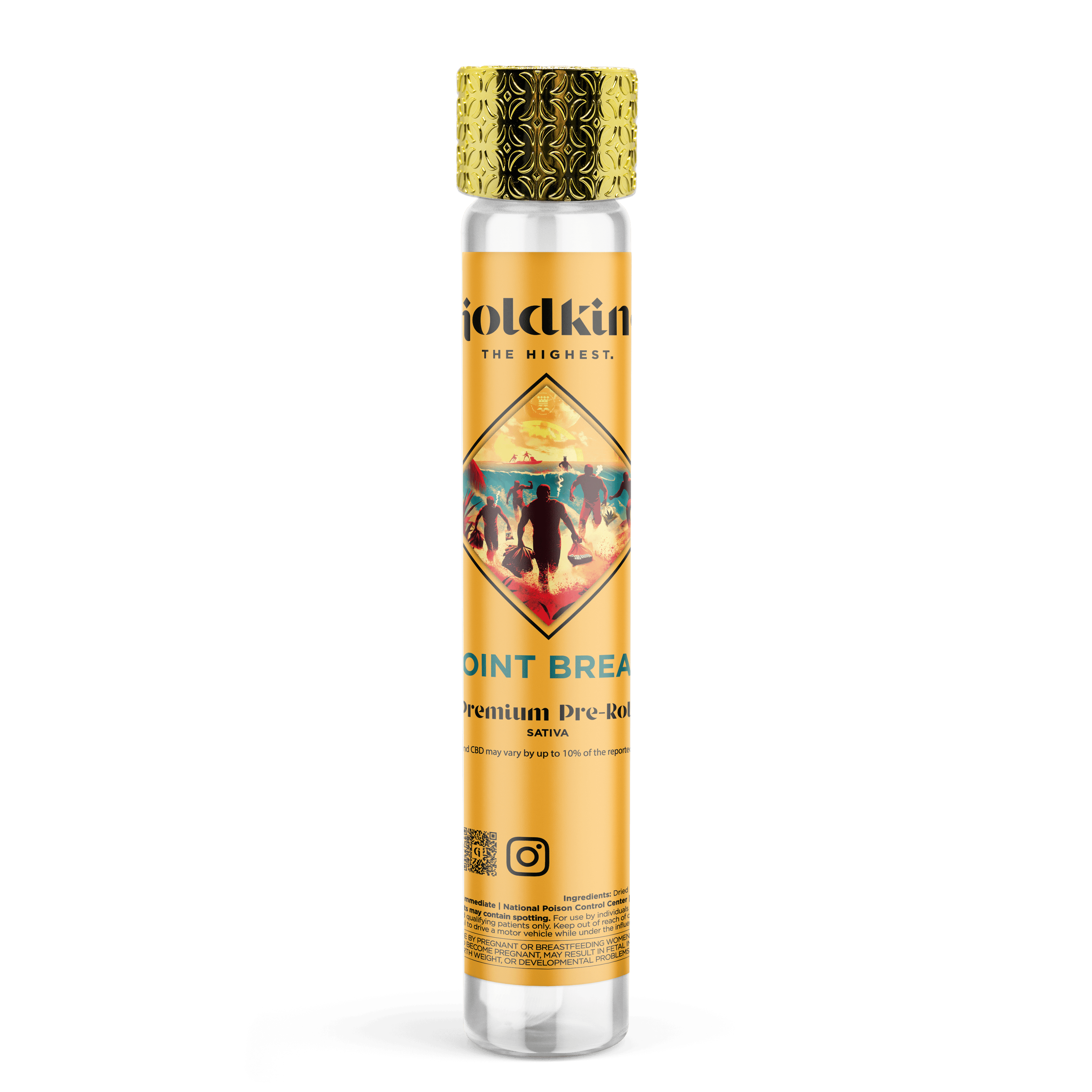 GOLDKINE | POINT BREAK | SATIVA | PRE-ROLL | 1G | REC - Main view
