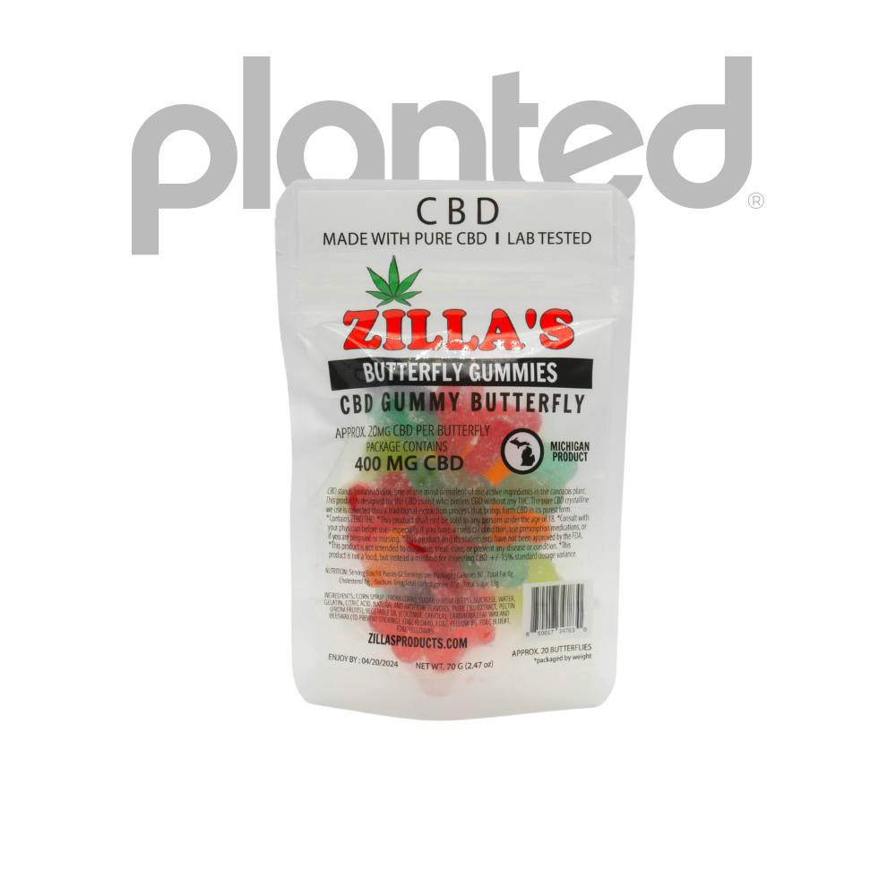 Butterfly Gummy 20x20MG - Main view