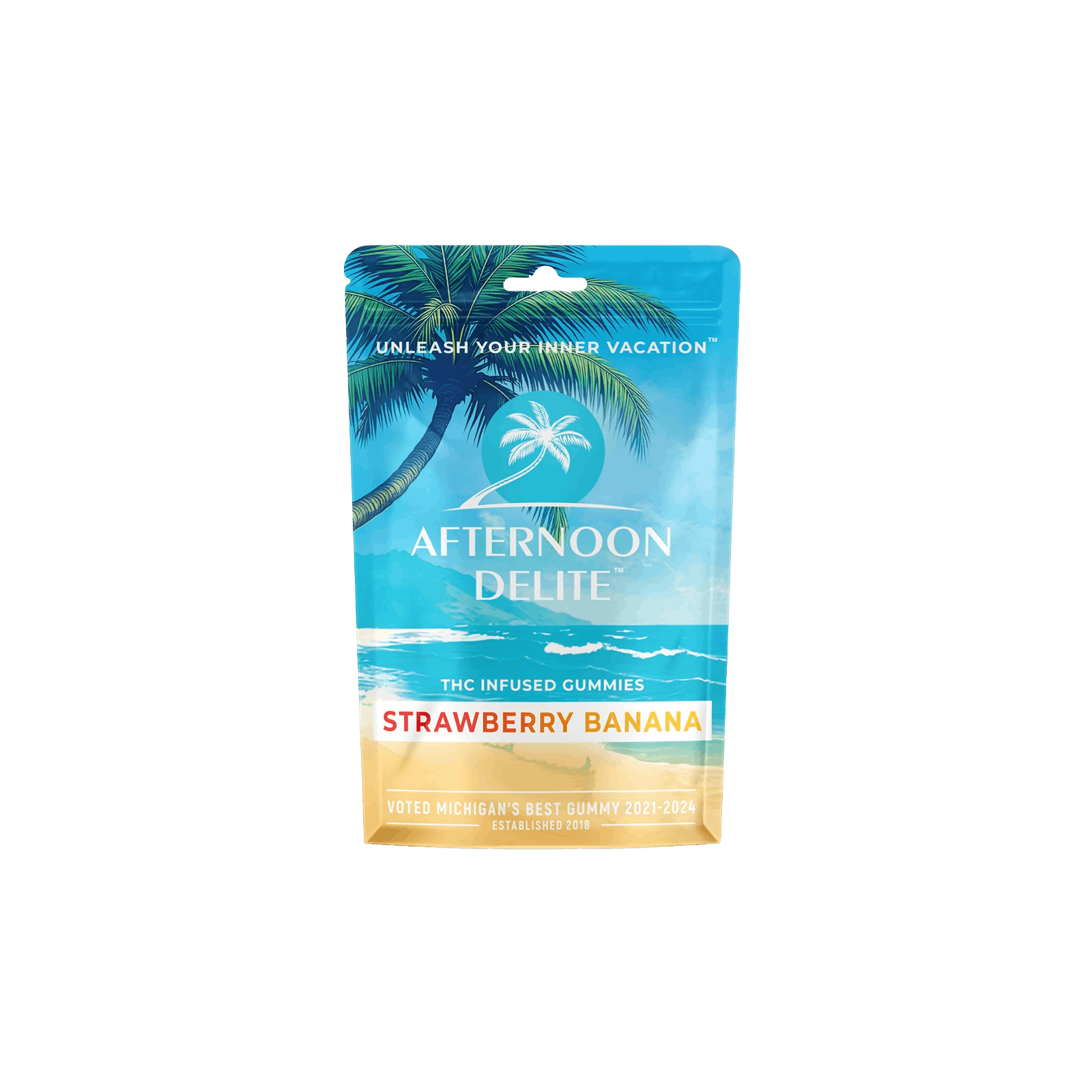 AFTERNOON DELITE | STRAWBERRY BANANA | GUMMIES | 200MG | REC - Main view