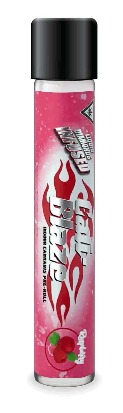 CALI BLAZE | RASPBERRY | INDICA | INFUSED PRE-ROLL | 1.2G | REC - Main view