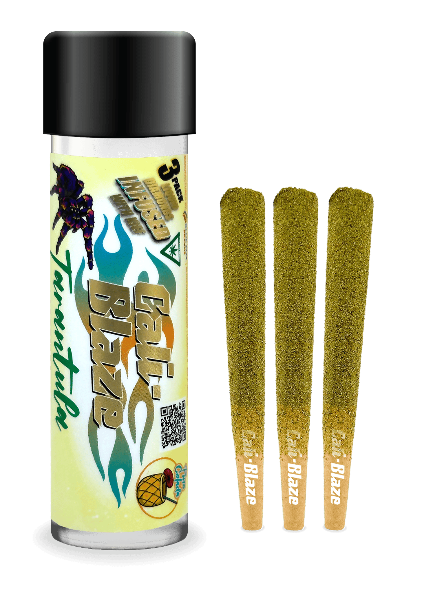 CALI-BLAZE | PINA COLADA | SATIVA | INFUSED MULTI-PACK | 3G | REC - Main view