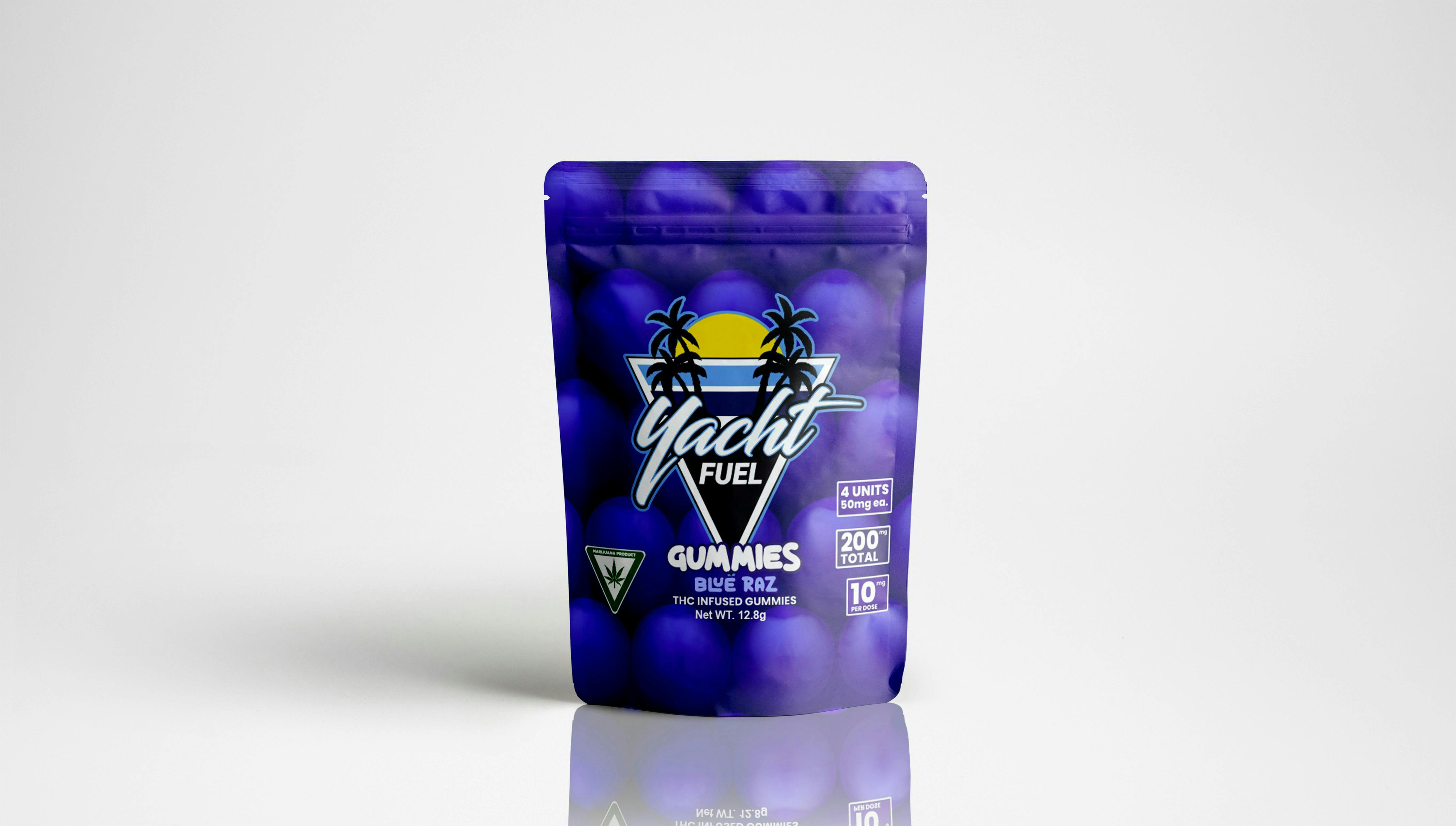 YACHT FUEL | BLUE RAZZ | HYBRID | GUMMIES | 200MG - Main view