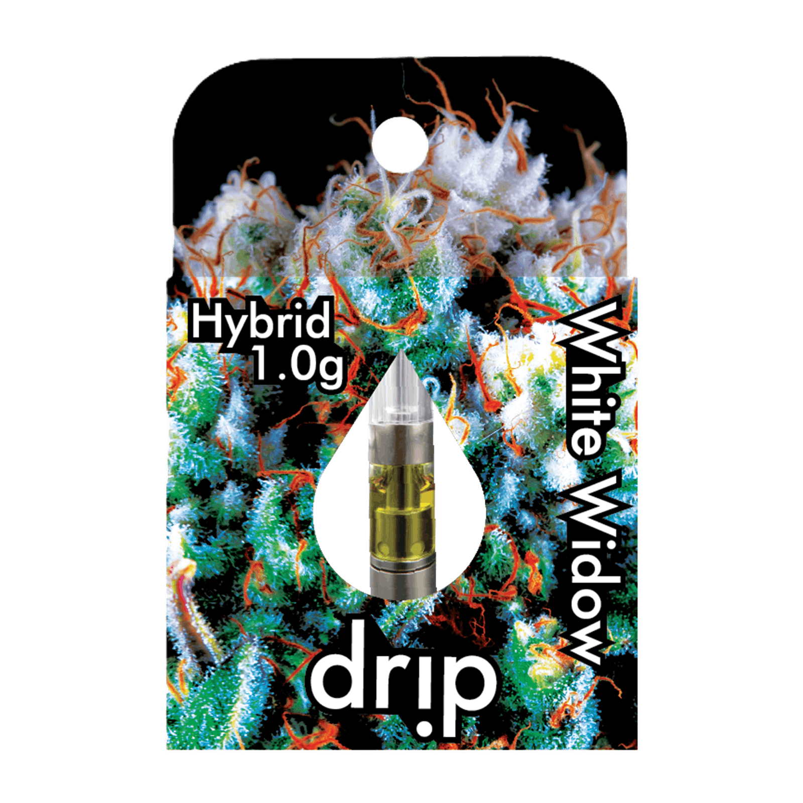 Drip | White Widow | Hybrid | 510 Vape Cartridge | REC - Main view