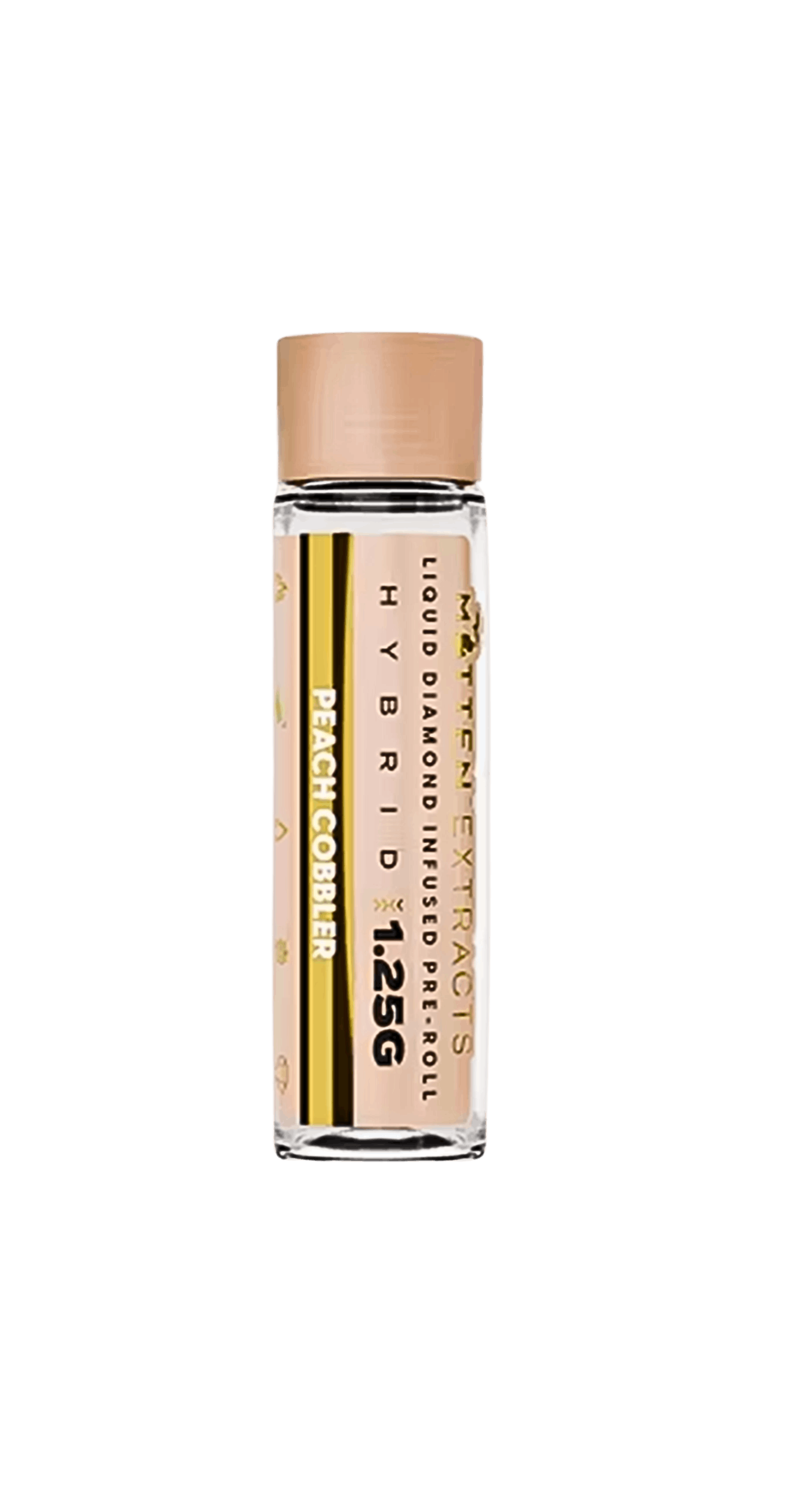 Mitten Extracts | Peach Cobbler | Hybrid | 1.25G Infused Pre-Roll | REC - Main view