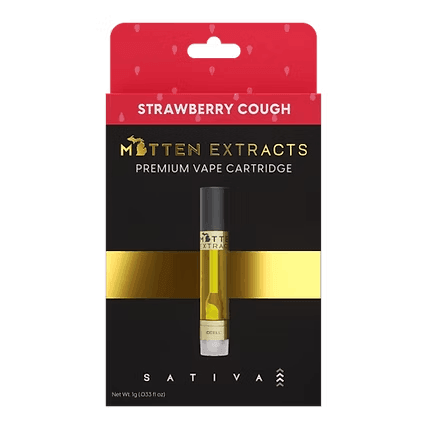 MITTEN EXTRACTS | STRAWBERRY COUGH | SATIVA | 510 CARTRIDGE | 1G | REC - Main view