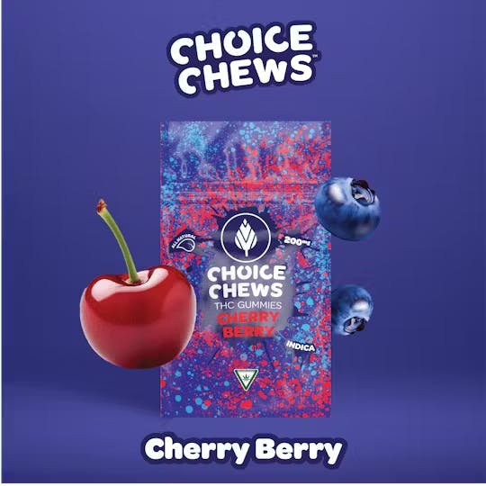 Choice | Cherry Berry Gummies | Indica | 200MG - Main view