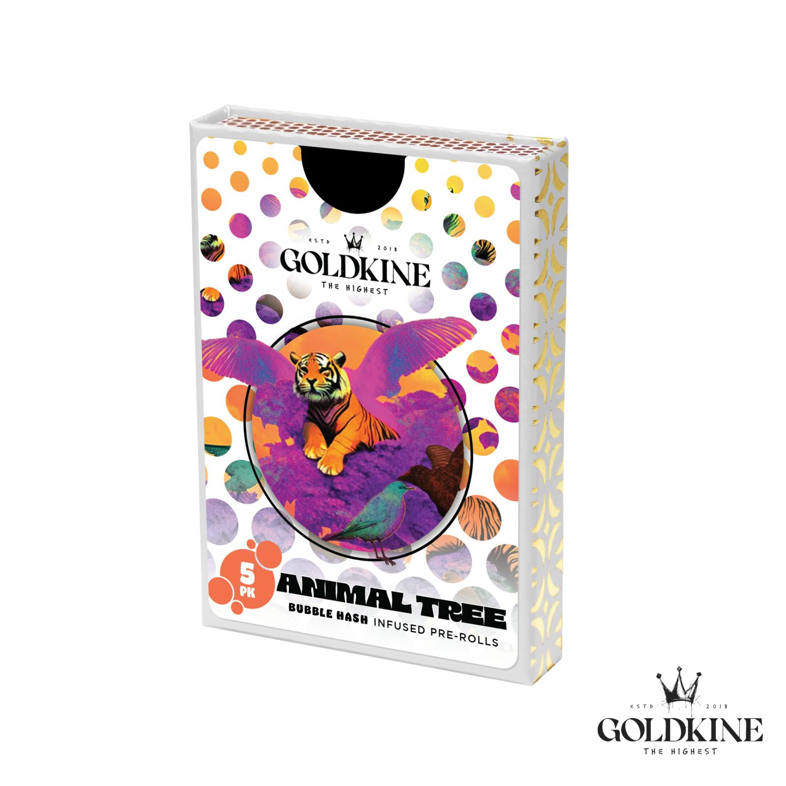 GOLDKINE | ANIMAL TREE | HYBRID | BUBBLE HASH NFUSED MULTI-PACK | 3G | REC - Main view