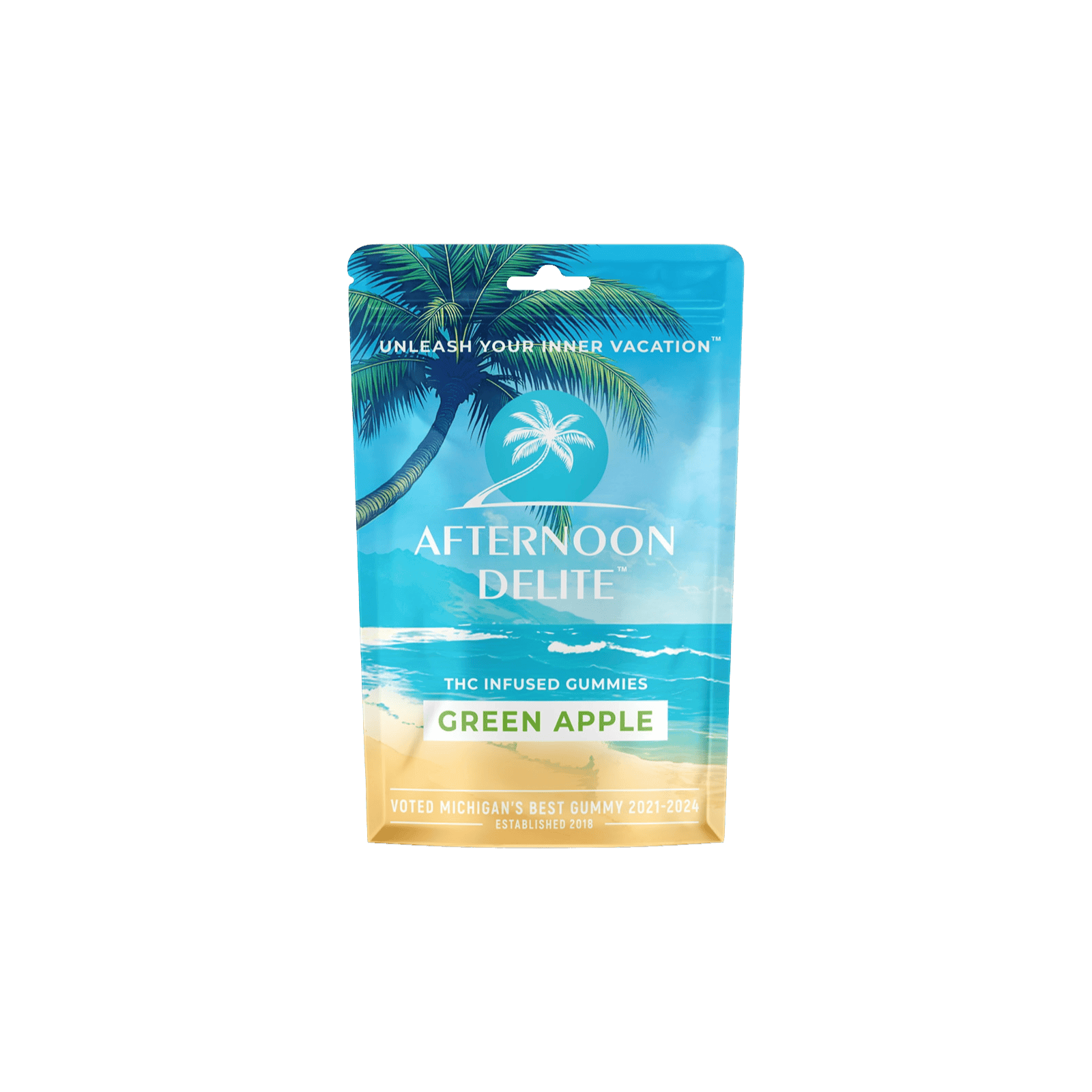 AFTERNOON DELITE | GREEN APPLE | GUMMIES | 200MG | REC - Main view