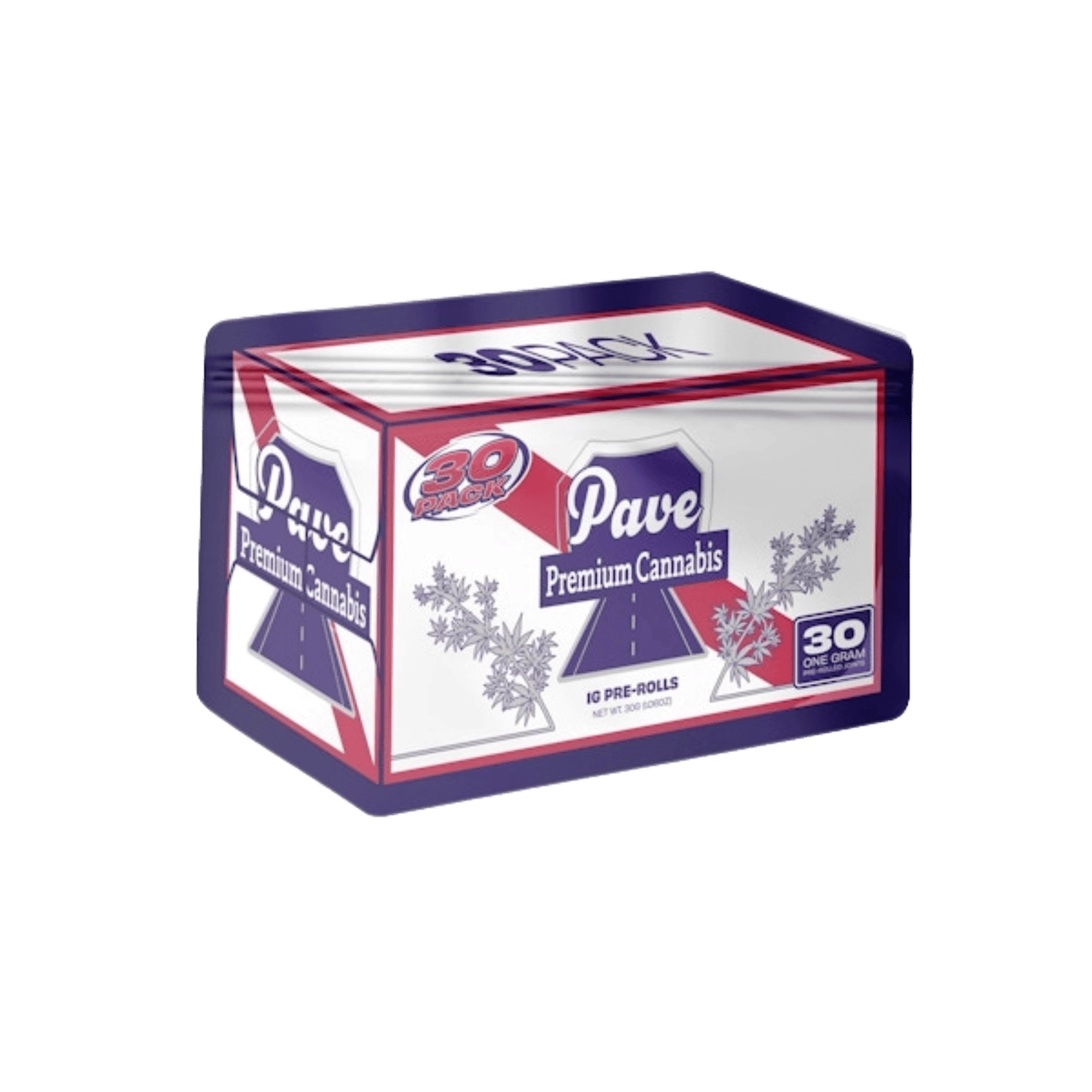 30 PACK | PAVE | HYBRID | NON-INFUSED PRE-ROLL PACK | 30PK | REC - Main view