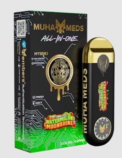 MUHA MEDS | WATERMELON MOONSHINE | HYBRID | DISPOABLE VAPE | 2G | REC - Main view