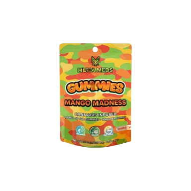 MUHA MEDS | MANGO MADNESS | LIVE ROSIN GUMMIES | 200MG | REC - Main view