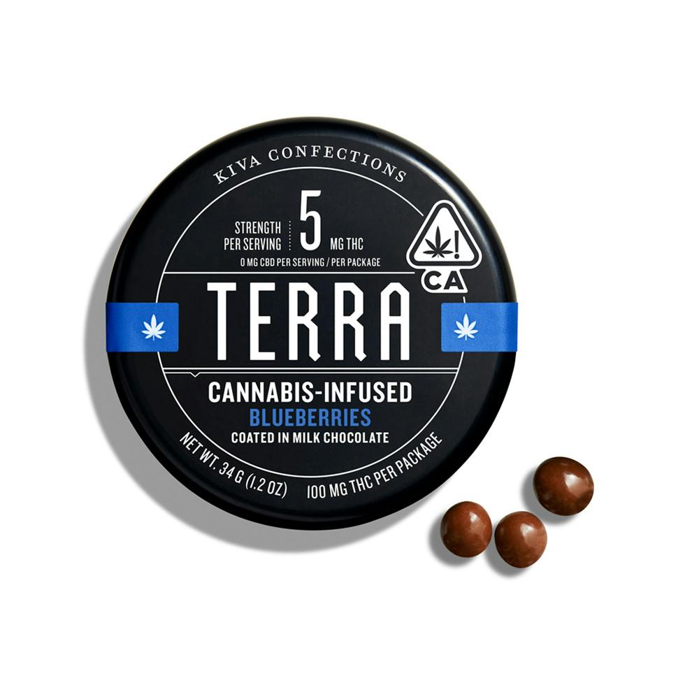TERRA | BLUEBERRY BITES | HYBRID | CHOCOLATES | 100MG - Main view