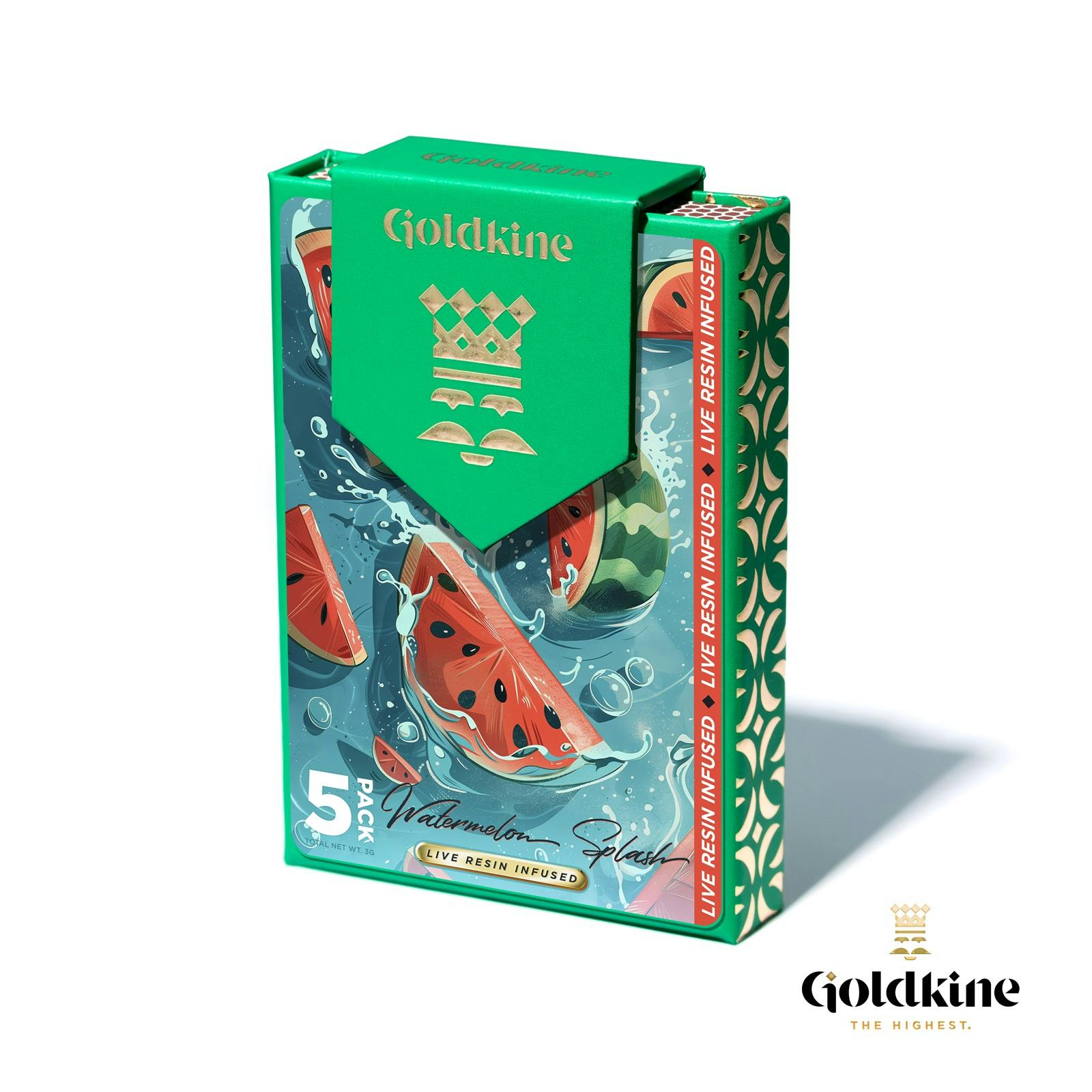 GOLDKINE | WATERMELON SPLASH | HYBRID | INFUSED MULTI-PACK | 3G | REC - Main view
