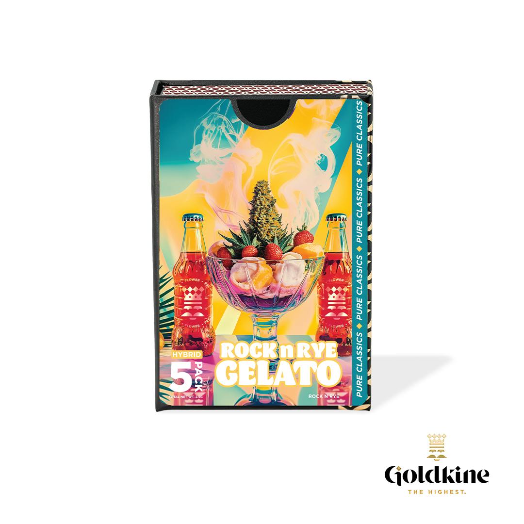 GOLDKINE | ROCK N RYE GELATO | HYBRID | MULIT-PACK | 2.5G | REC - Main view