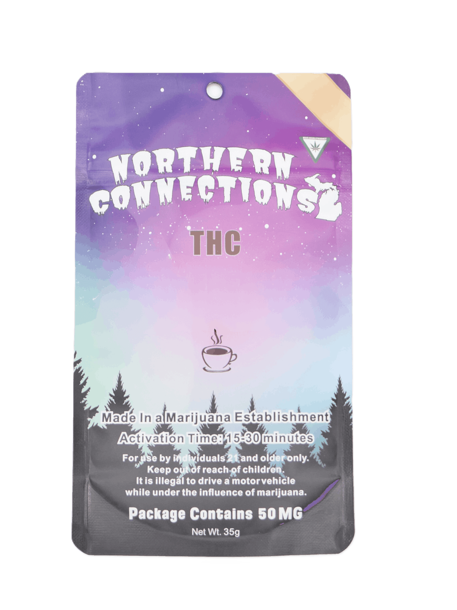 NORTHERN CONNECTIONS | ICED TEA LEMON DRINK MIX | 50MG THC | REC - Main view