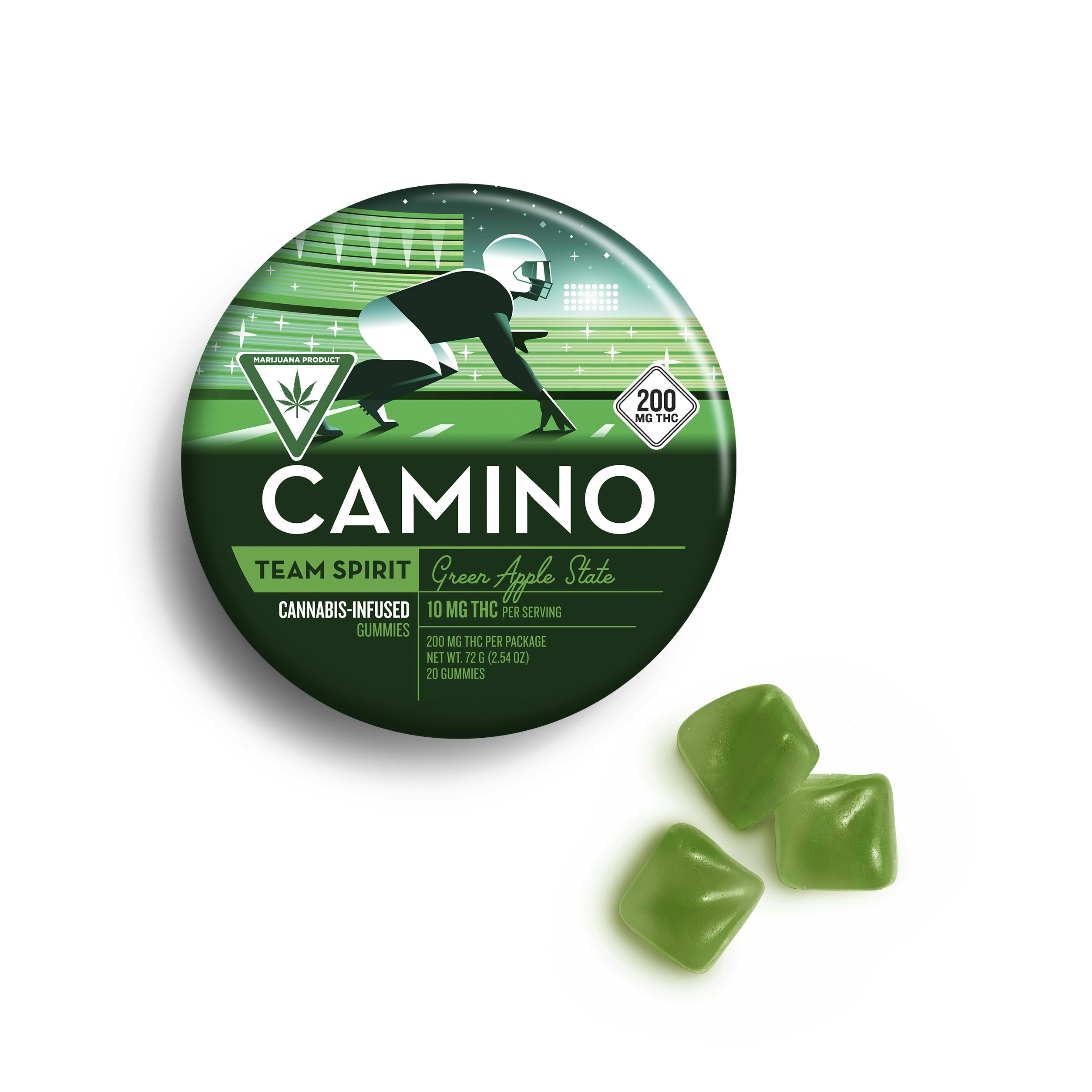 CAMINO | GREEN APPLE STATE | GUMMIES | 200MG | REC - Main view