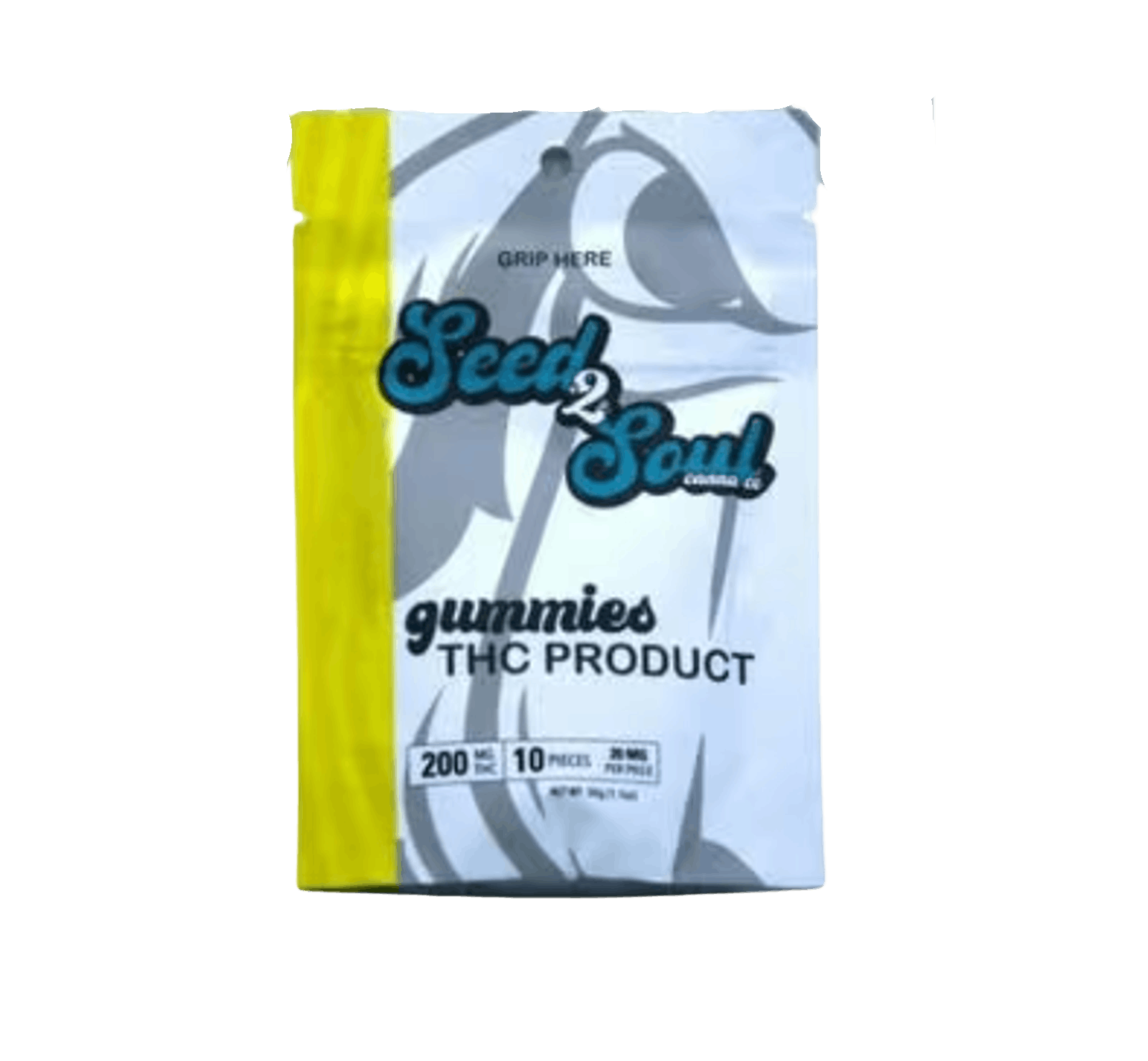 SEED 2 SOUL | GREEN APPLE | HYBRID | GUMMIES | 200MG | REC - Main view