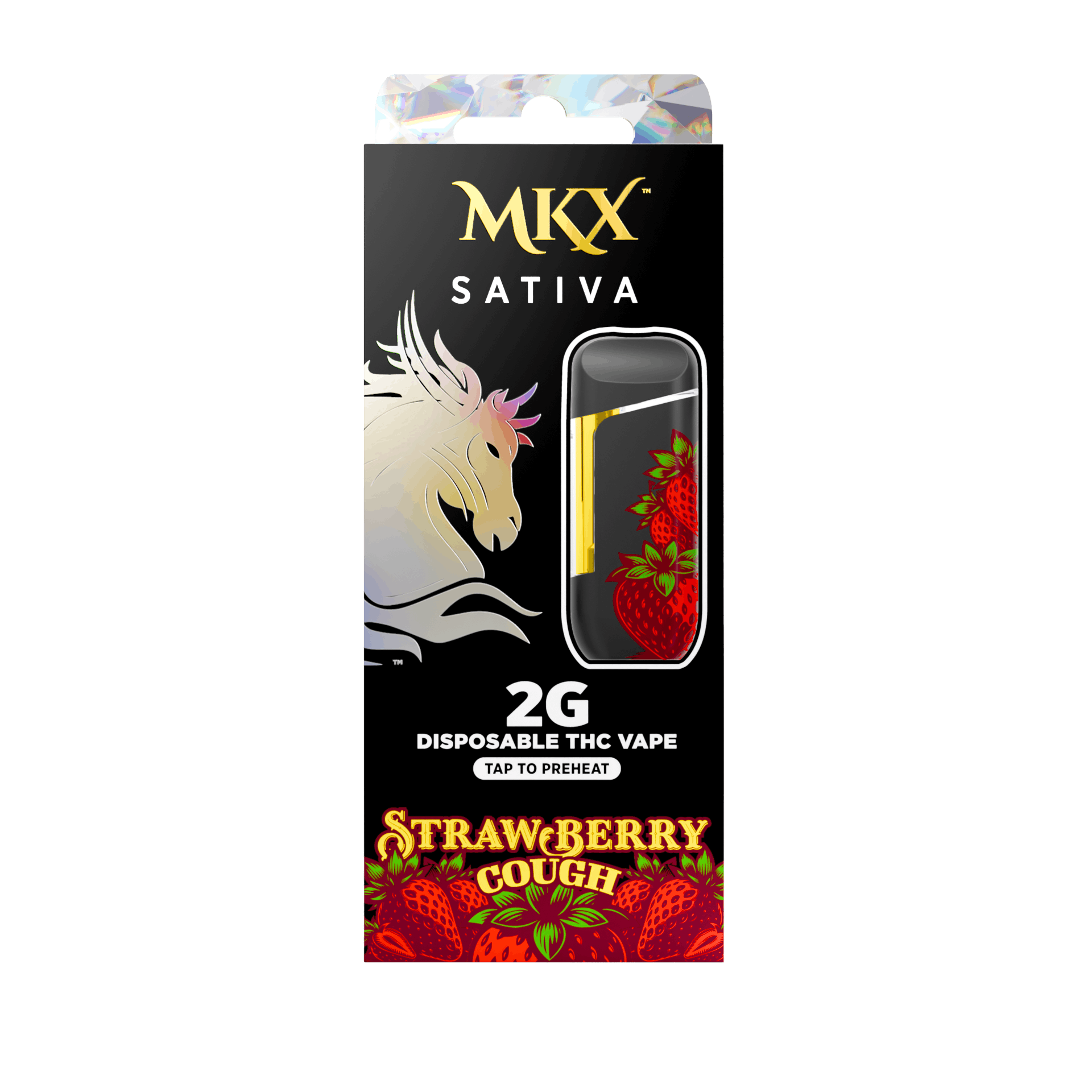 MKX | STRAWBERRY COUGH | SATIVA | DISPOSABLE VAPE | 2G - Main view