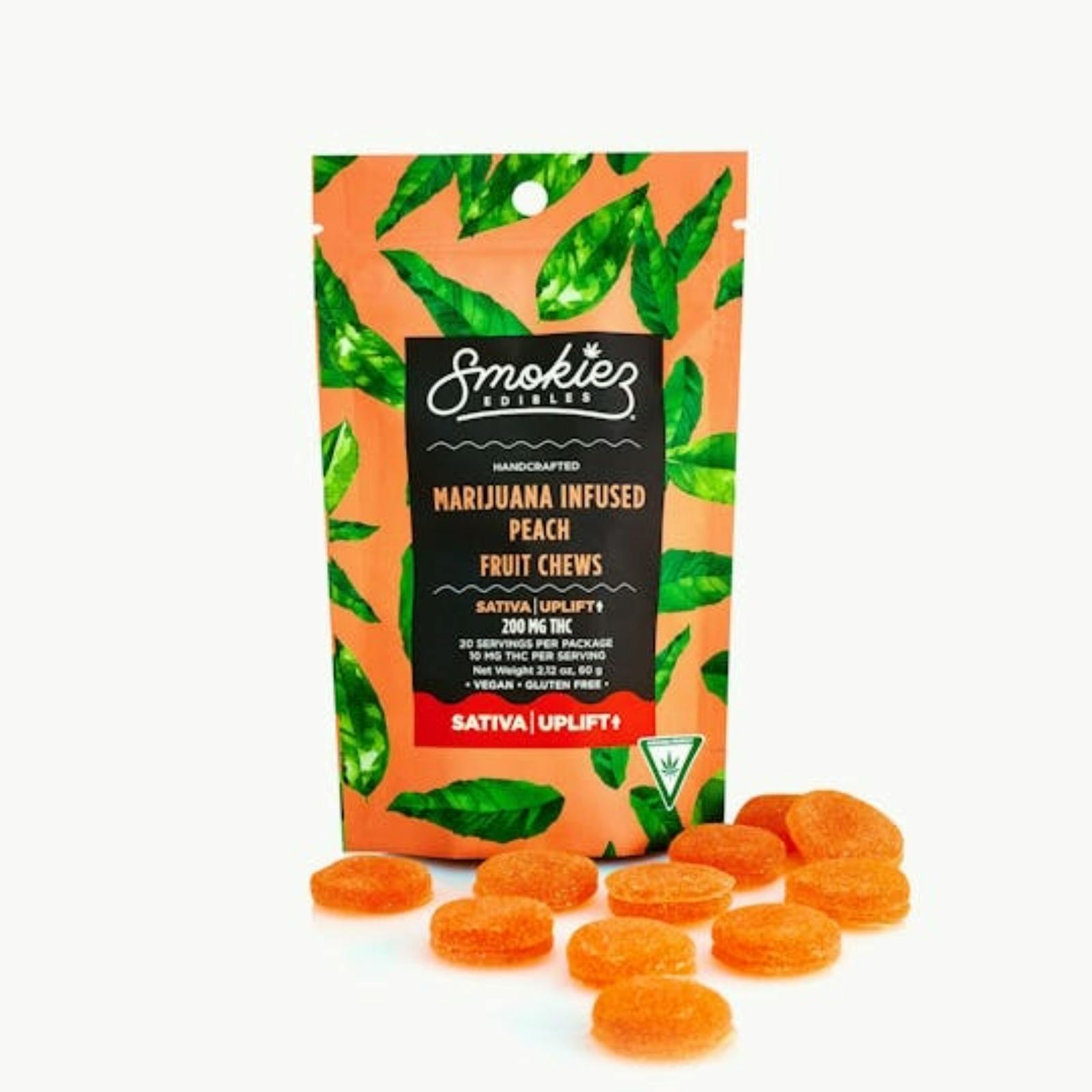 SMOKIEZ | PEACH | SATIVA | 200 MG | REC - Main view
