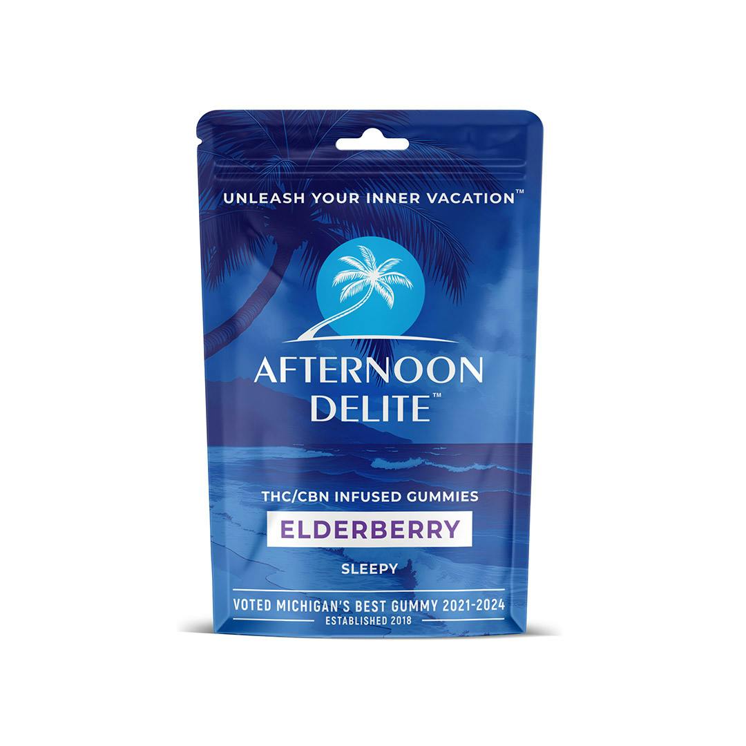AFTERNOON DELITE | ELDERBERRY 2:1 SLEEP GUMMIES 2PK | GUMMIES | 200 MG | REC - Main view