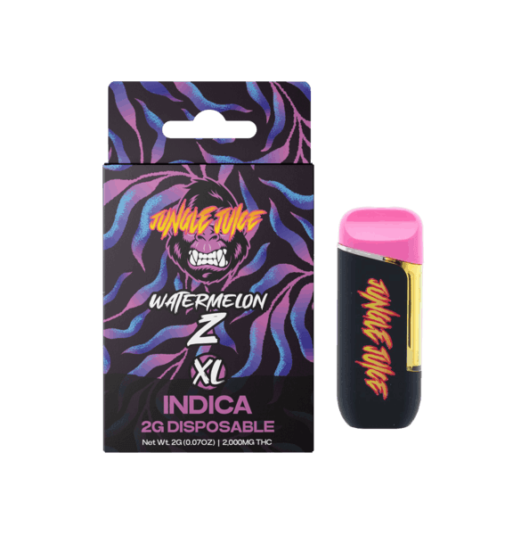 JUNGLE JUICE | WATERMELON Z | INDICA | DISPOSABLE VAPE | 2G | REC - Main view