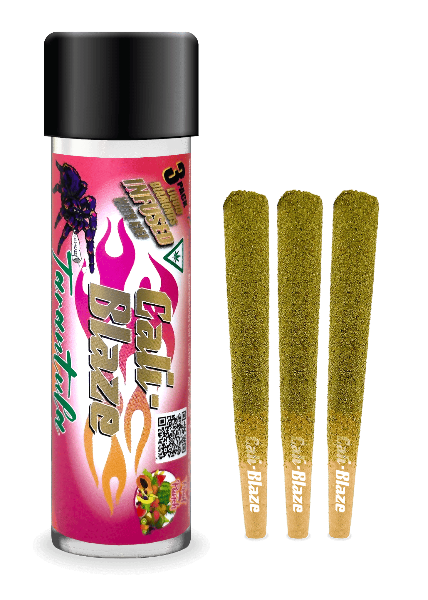 CALI-BLAZE | FRUIT PUNCH | SATIVA | INFUSED MULTI-PACK | 3G | REC - Main view