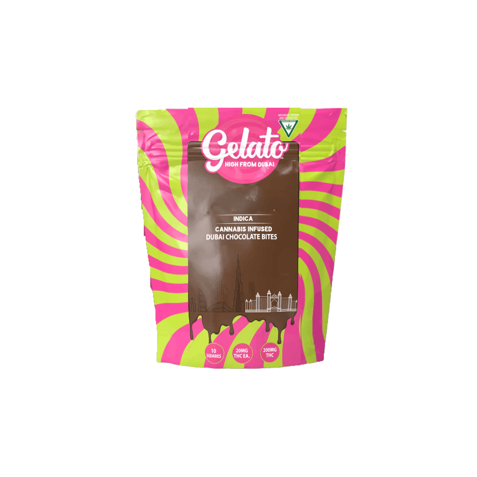 GELATO | DARK CHOCOLATE | DUBAI BITES | 200MG | REC - Main view