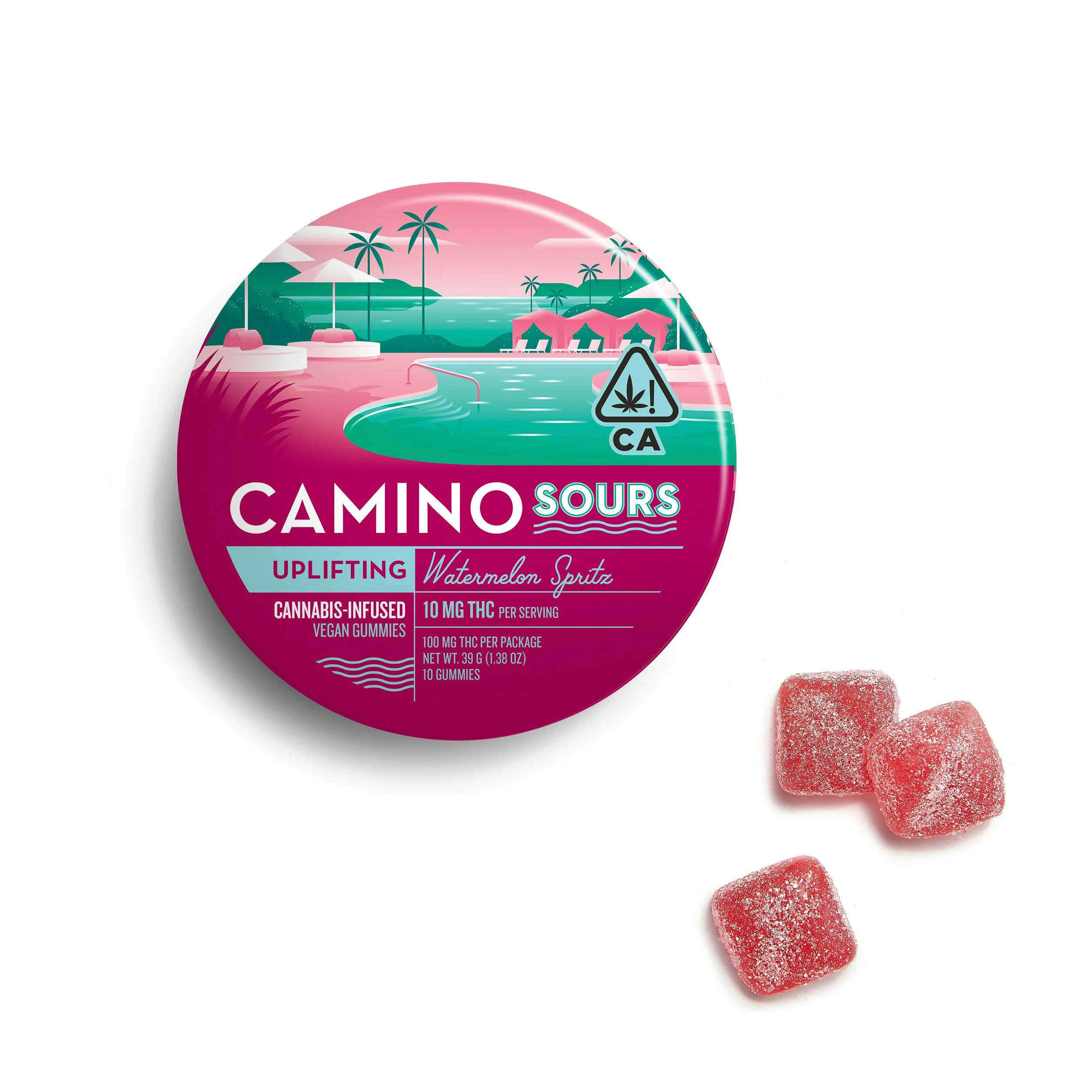 CAMINO | SOURS | WATERMELON SPRITZ | SATIVA | GUMMIES | 200MG | REC - Main view