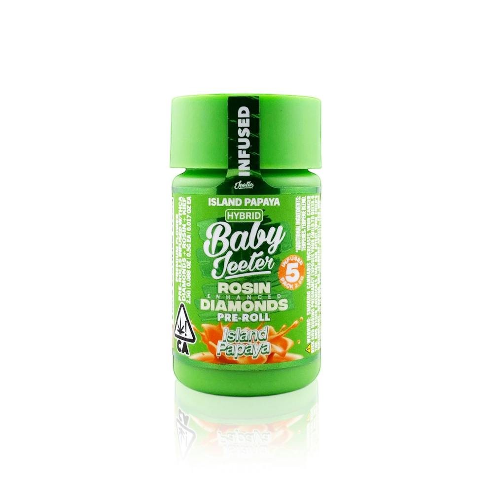 JEETER | BABY JEETER | ISLAND PAPAYA | HYBRID | INFUSED 5PK X .5 - Main view