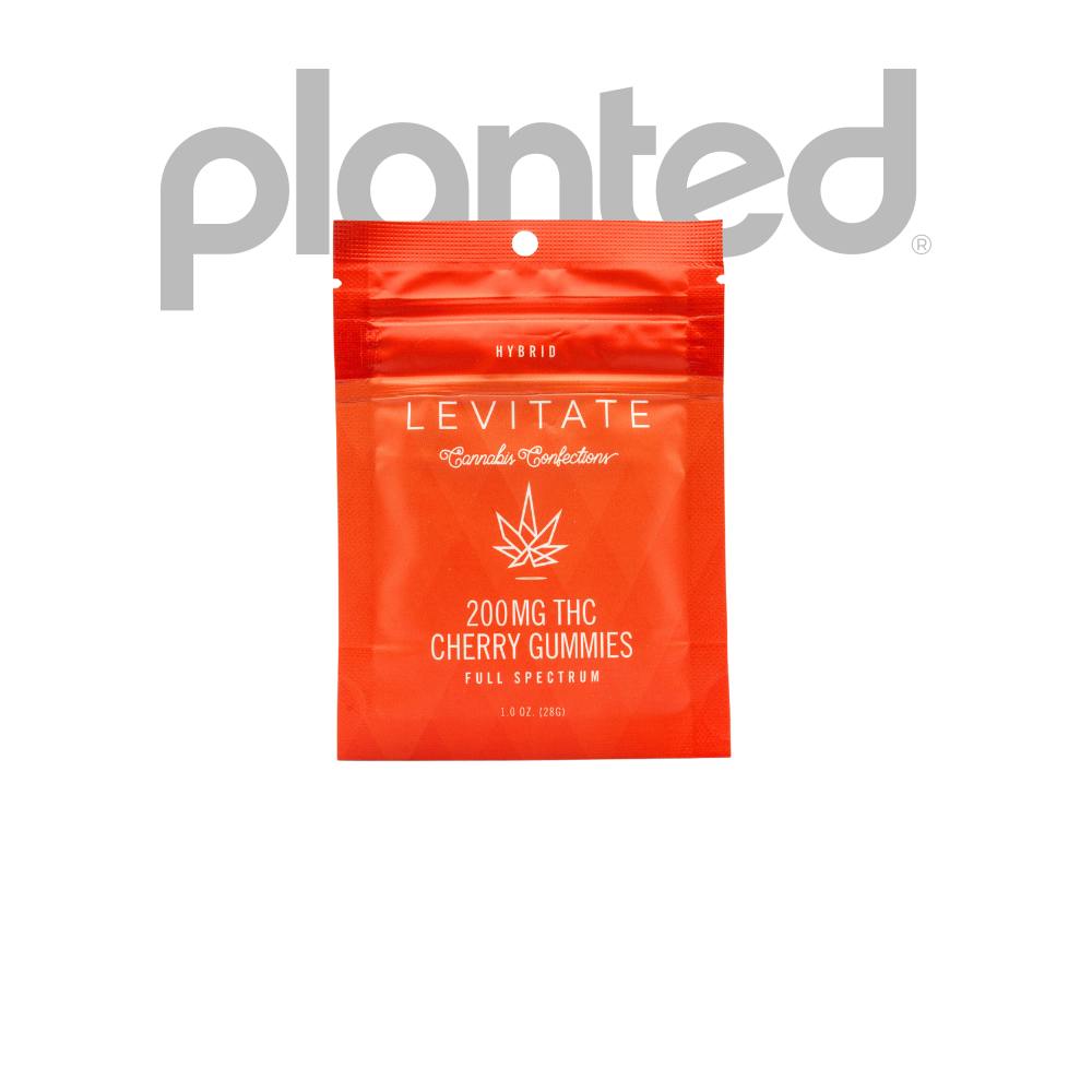 LEVITATE | CHERRY | HYBRID | GUMMIES | 200MG | REC - Main view