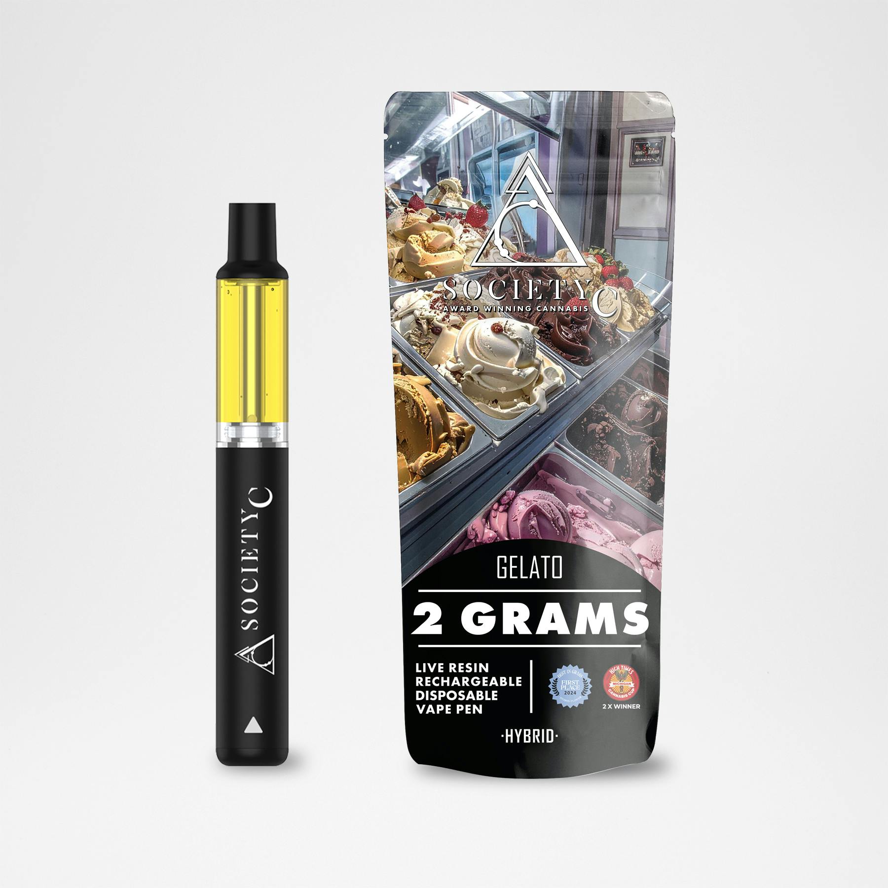 SOCIETY C | GELATO | HYBRID | DISPOSABLE VAPE | 2G | REC - Main view