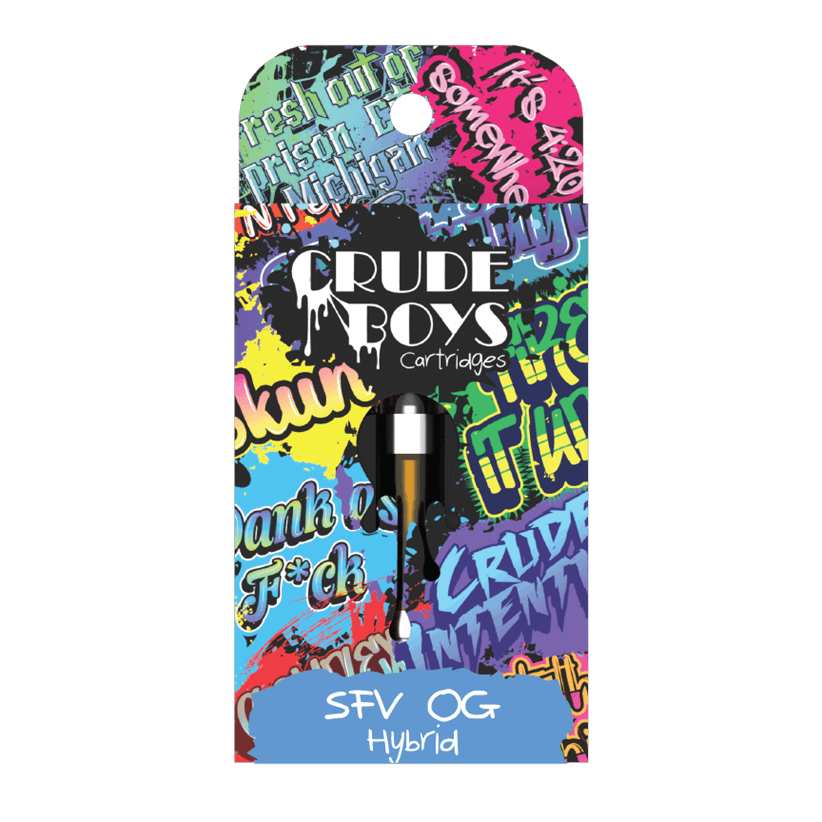 CRUDE BOYS | SFV OG | HYBRID | 510 CARTRIDGE | 1G | REC - Main view