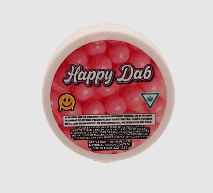 HAPPY DAB | BUBBLEGUM GELATO | HYBRID | LIVE RESIN | 1G - Main view