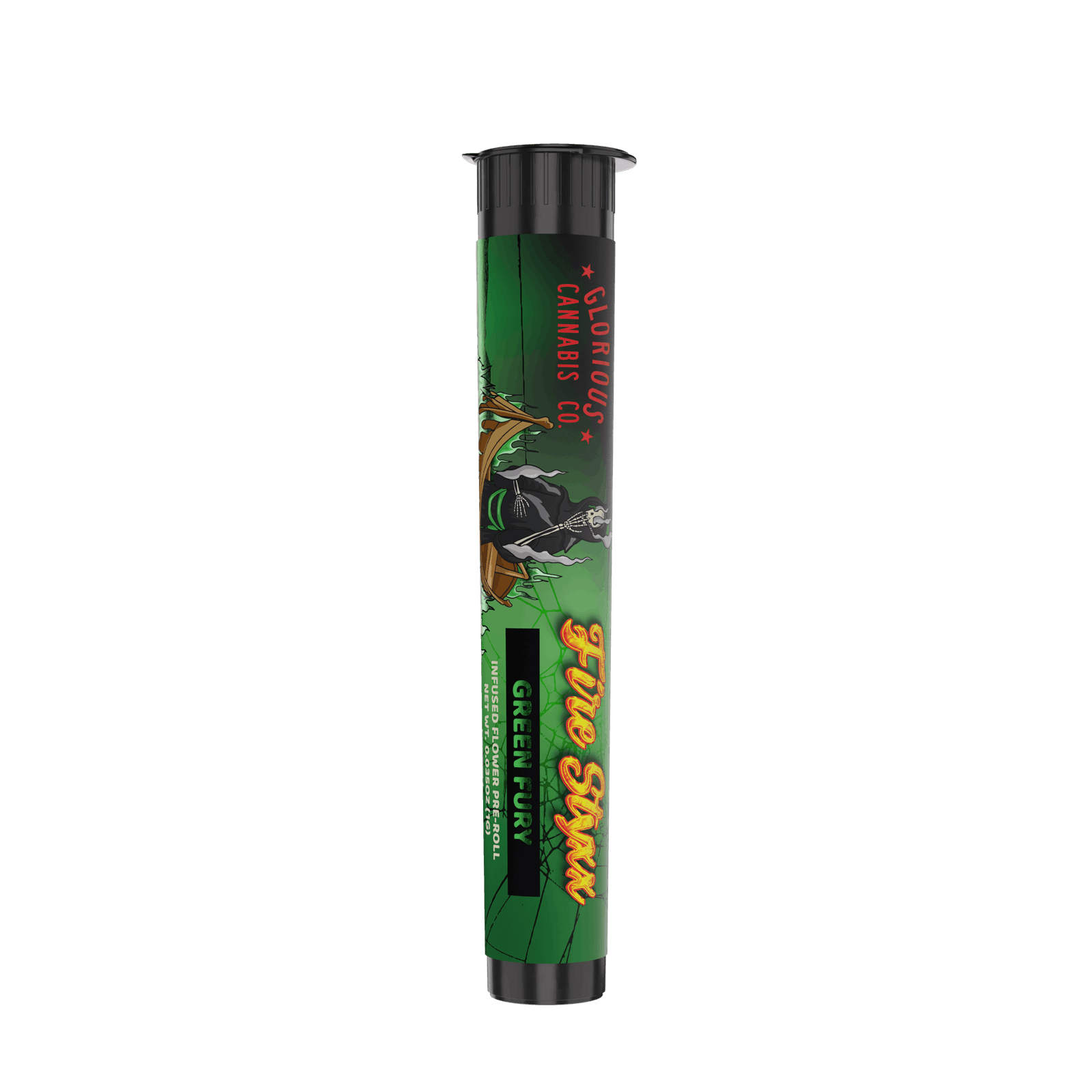 FIRESTYXX | GREEN FURY | HYBRID | INFUSED PRE-ROLL | 1G | REC - Main view