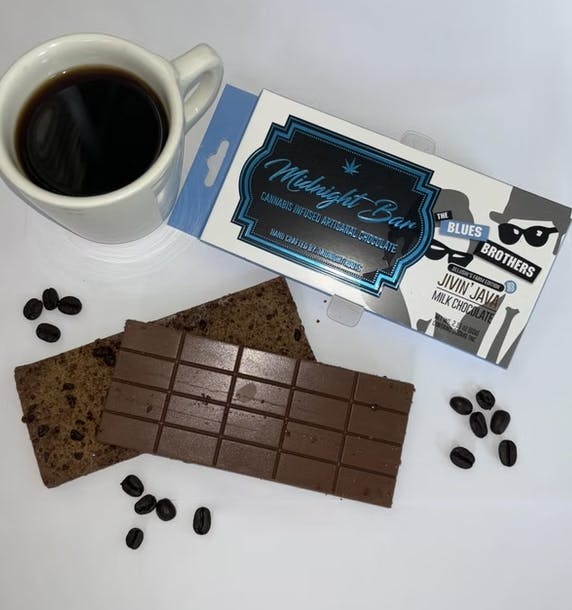 MIDNIGHT ROOTS | JIVIN JAVA | CHOCOLATE BAR | 200MG - Main view