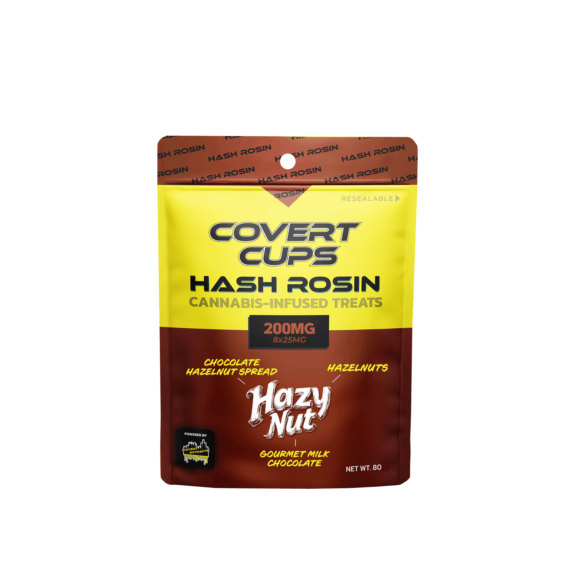 COVERT CUPS | HAZY NUT | HYBRID | HASH ROSIN EDIBLE | 200MG |  REC - Main view