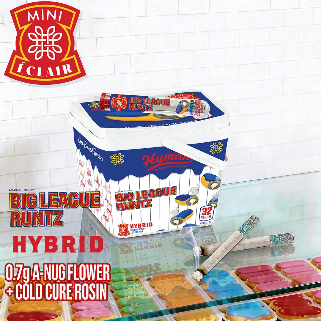 HYMAN | FAIRWAY RUNTZ MINI ECLAIRS | INDICA | INFUSED DONUT | .7G | REC - Main view