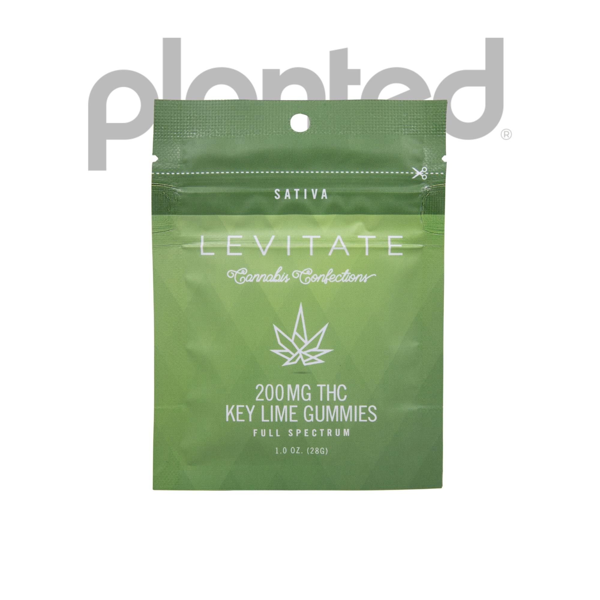 Levitate | Key Lime Gummies | Sativa | 200MG | REC