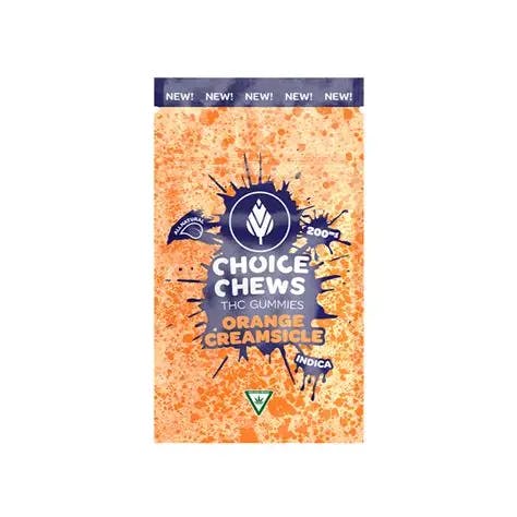 CHOICE | ORANGE CREAMSICLE | INDICA | GUMMIES | 200MG - Main view