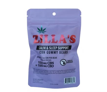 ZILLA'S | CBD + CBN BEARS | GUMMIES | 200MG:200MG - Main view