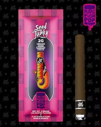 SEED JUNKY | PURPLE PUSH POP | INDICA | INFUSED BLUNT | 2G - Main view