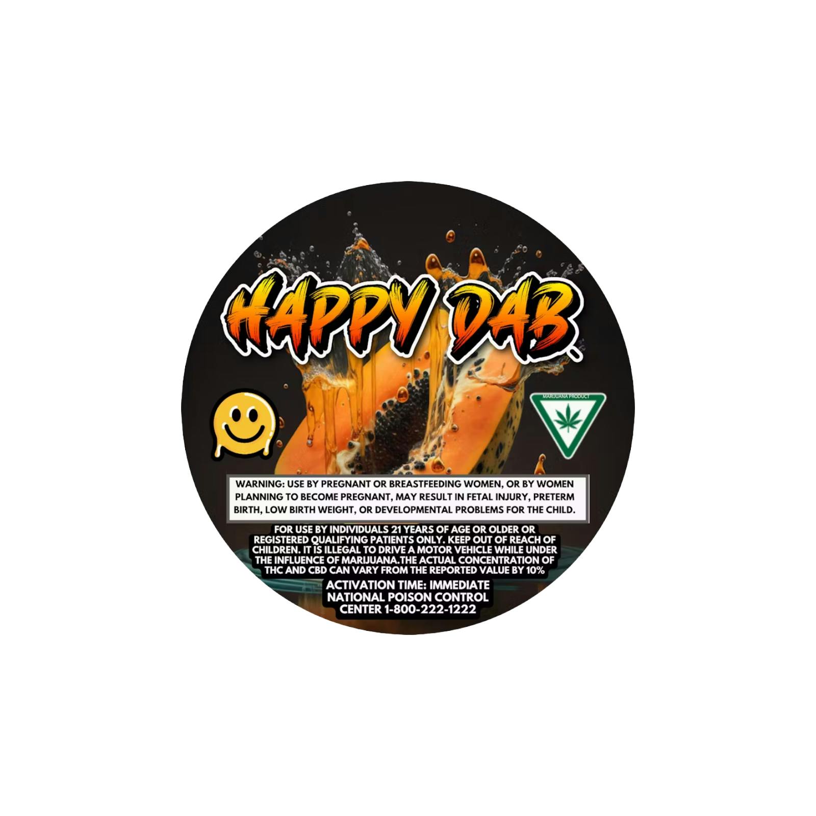 HAPPY DAB | PAPAYA PUNCH | INDICA | LIVE RESIN | 1G | REC - Main view