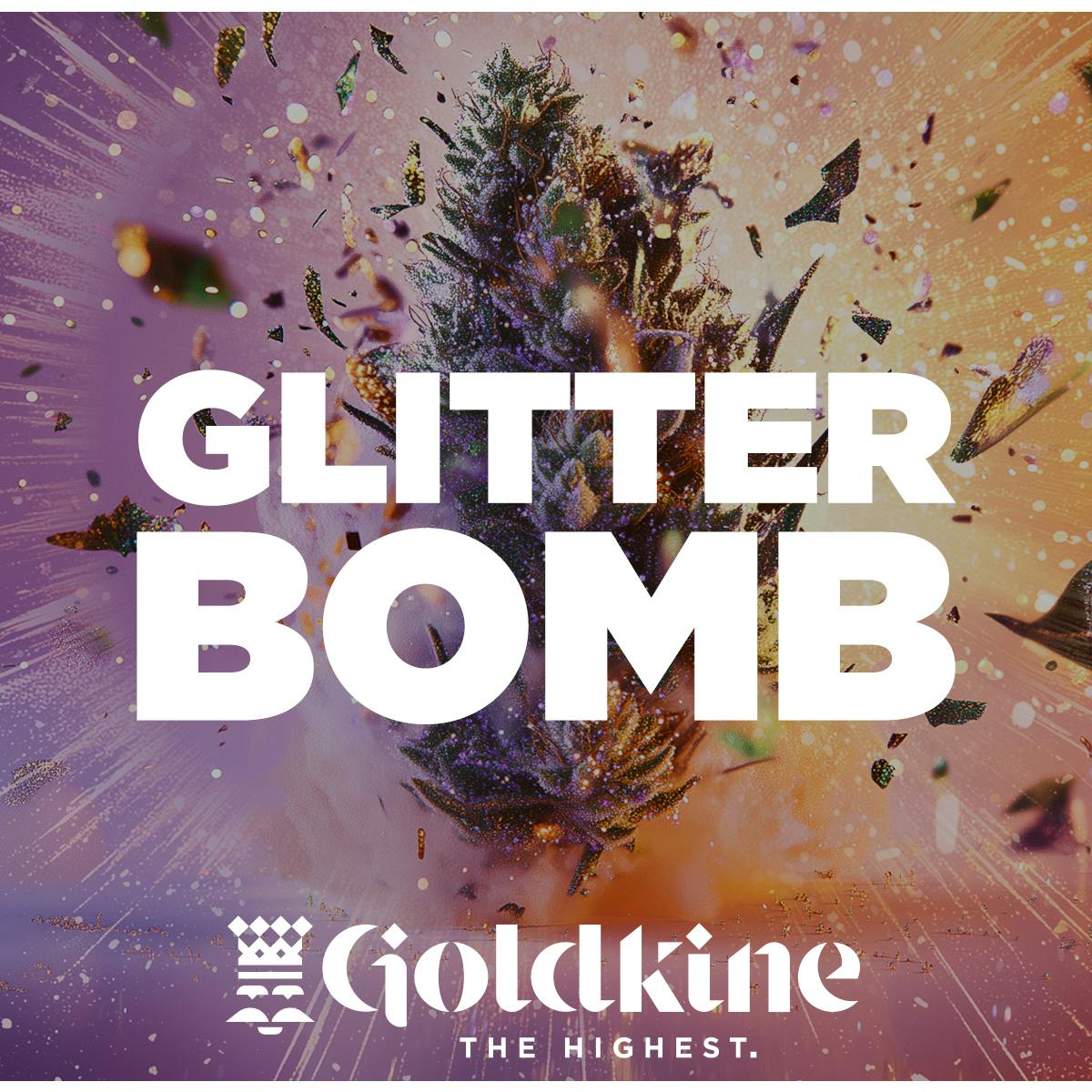 GOLDKINE | SMALLS | GLITTER BOMB | INDICA | DELI-FLOWER | REC - Main view