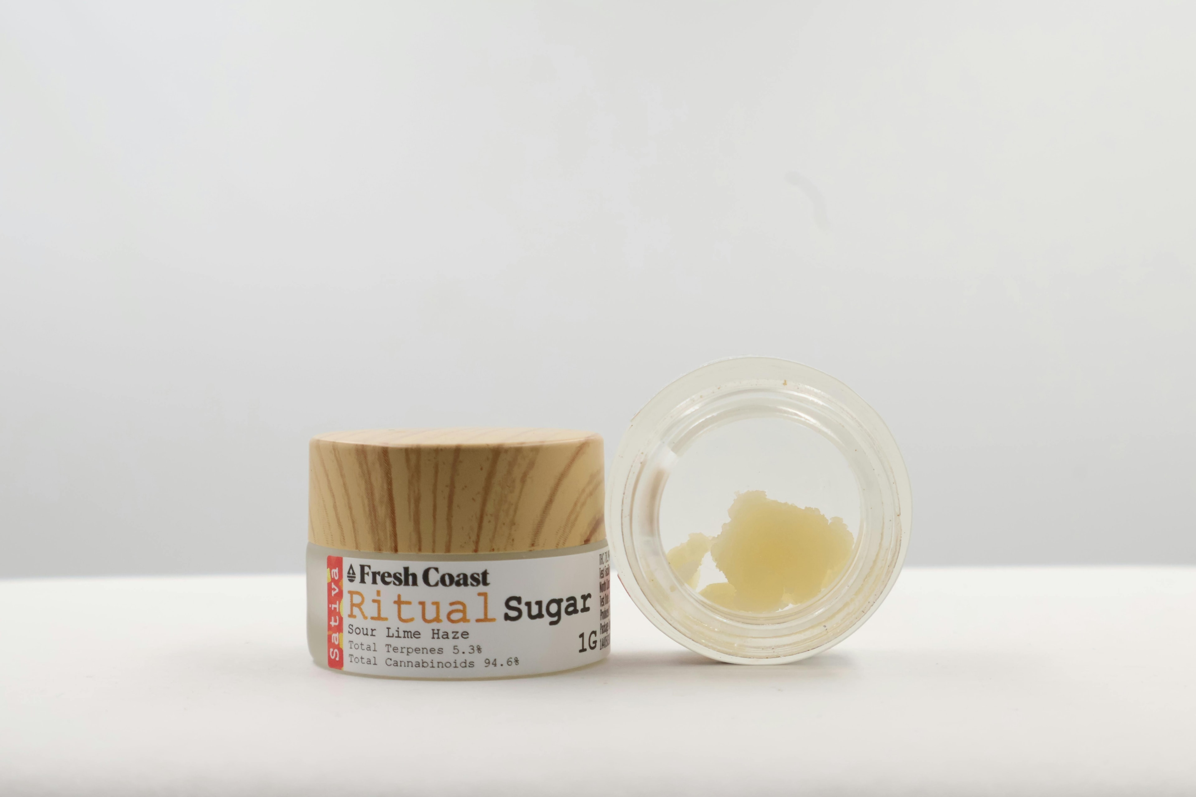 FRESH COAST | RITUAL | SOUR LIME HAZE | SATIVA | RESIN | SUGAR | 1G | REC - Main view