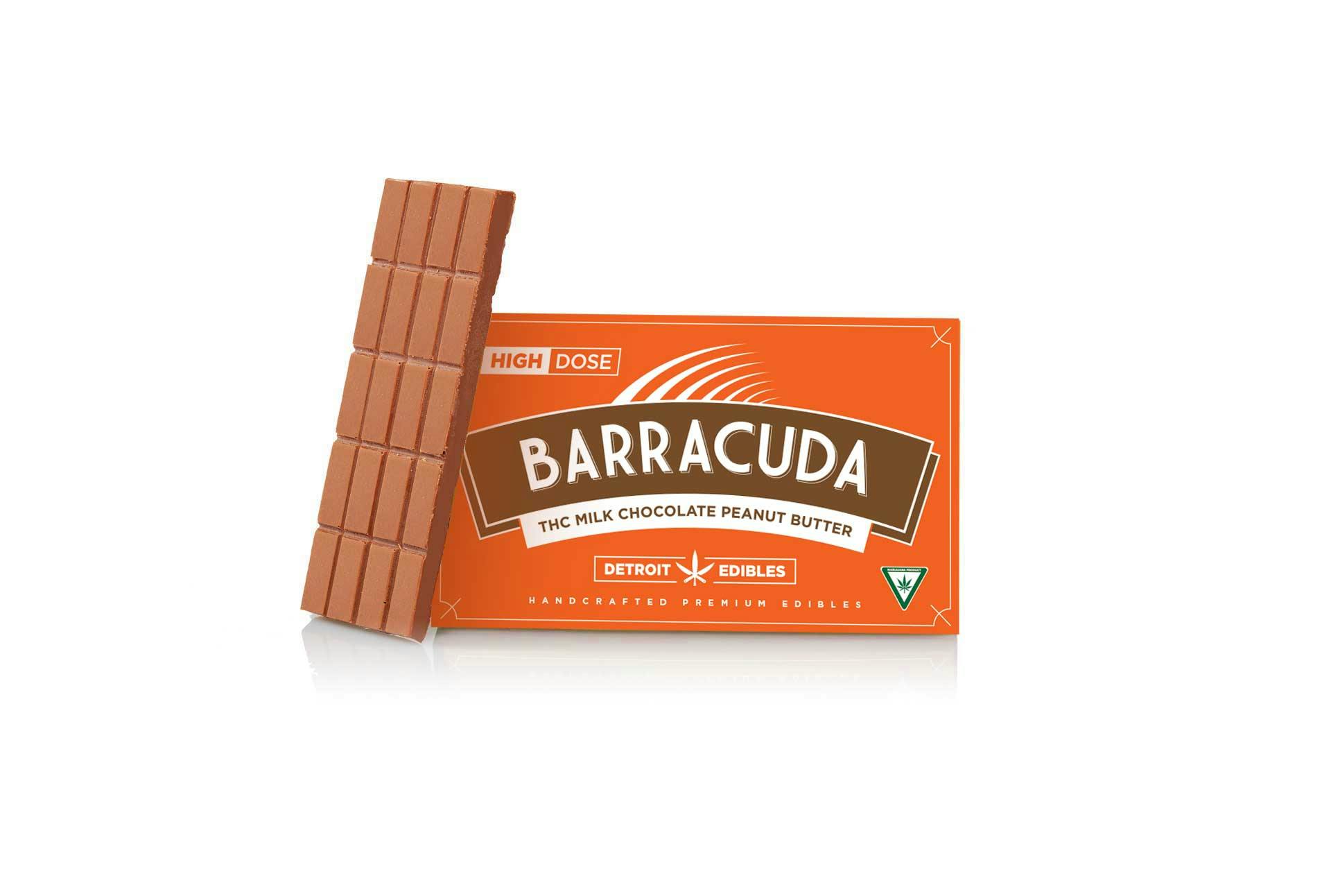 BARRACUDA BAR | PEANUT BUTTER MILK CHOCOLATE | 200MG | REC - Main view