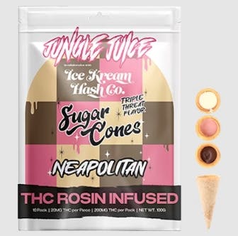 JUNGLE JUICE | NEAPOLITAN | HYBRID | SUGAR CONES | 200MG | REC - Main view