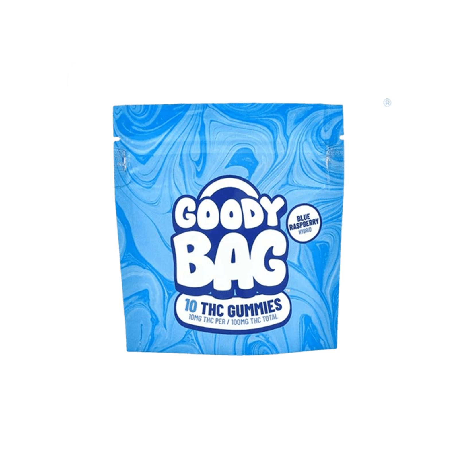 GOODY BAG | BLUE RASPBERRY | INDICA | GUMMIES | 200MG | REC - Main view