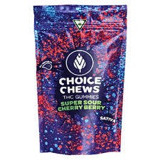 Choice | Super Sour Cherry Berry | Sativa | 200MG Gummies | REC