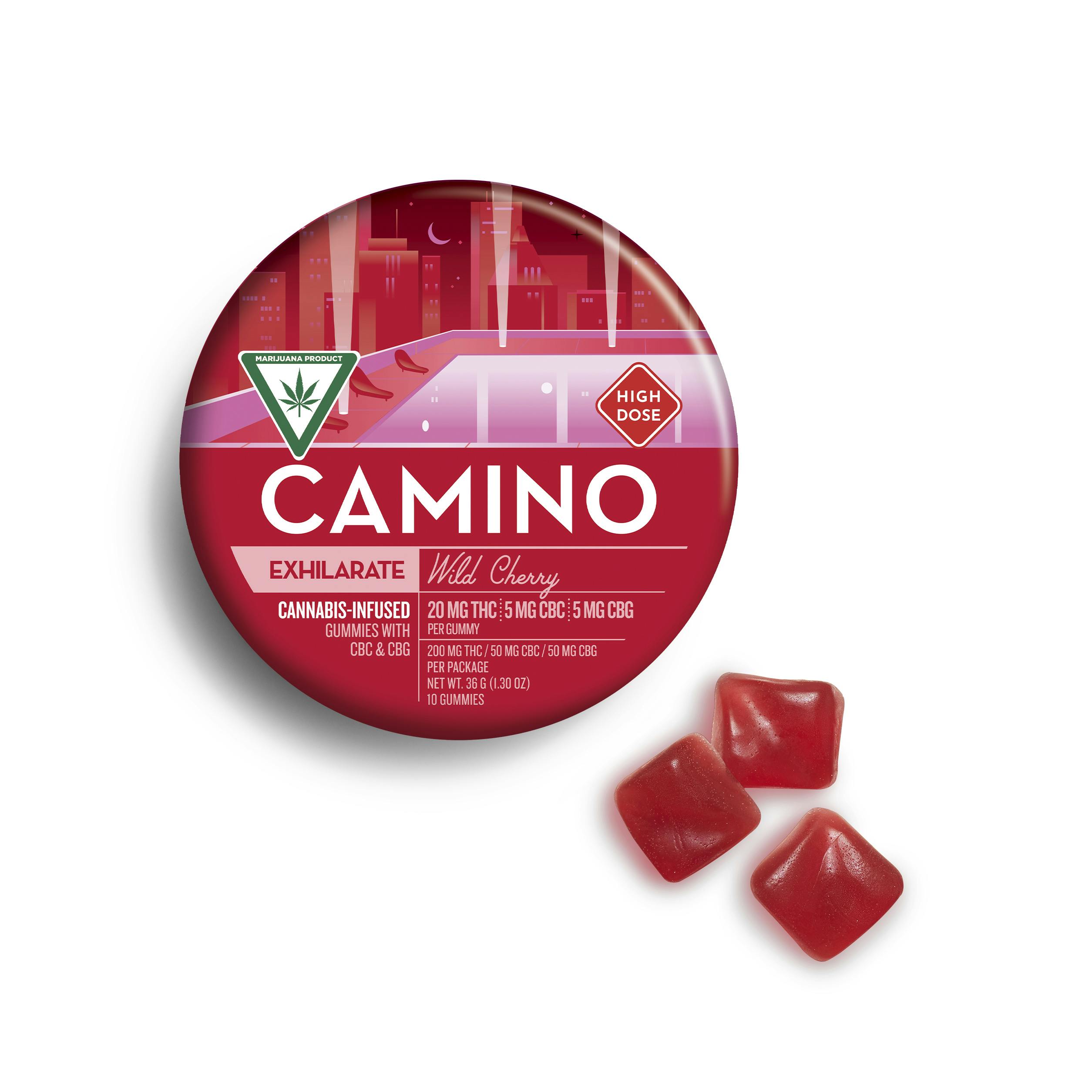 CAMINO | WILD CHERRY | EXCITE | GUMMIES | 200MG | REC - Main view